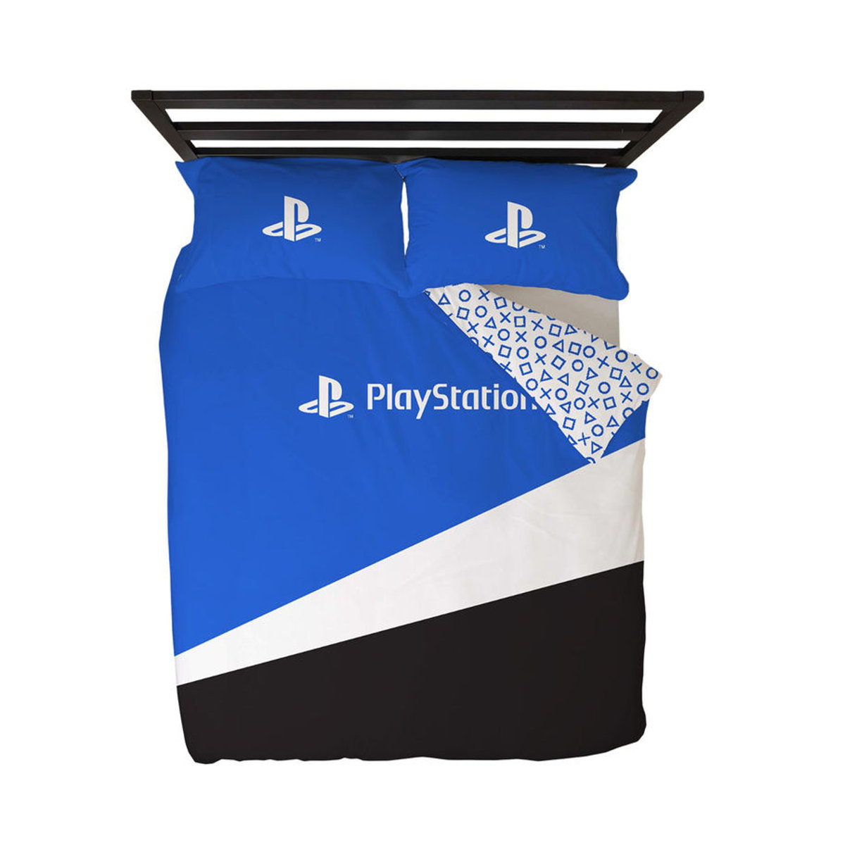 Playstation Wendbare Bettwäschegarnitur Single Blau/Schwarz - Bild 2
