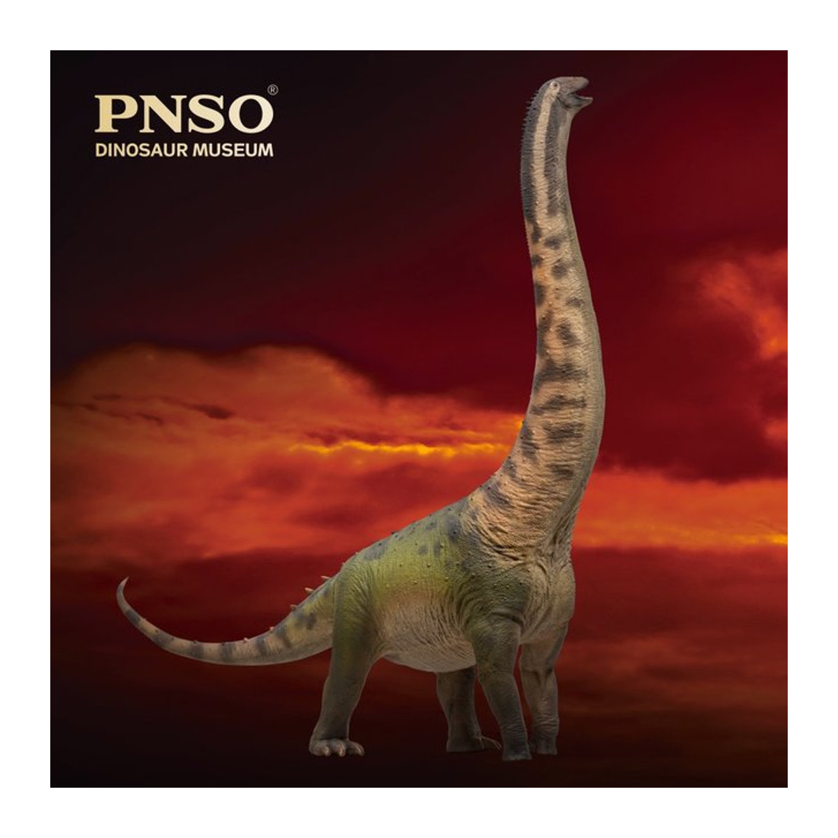 PNSO Dinosaur Museums Series Huigui der Hongkongsaurus Wissenschaftliches Kunstmodell im Maßstab 1:45, Mehrfarbig - Bild 1