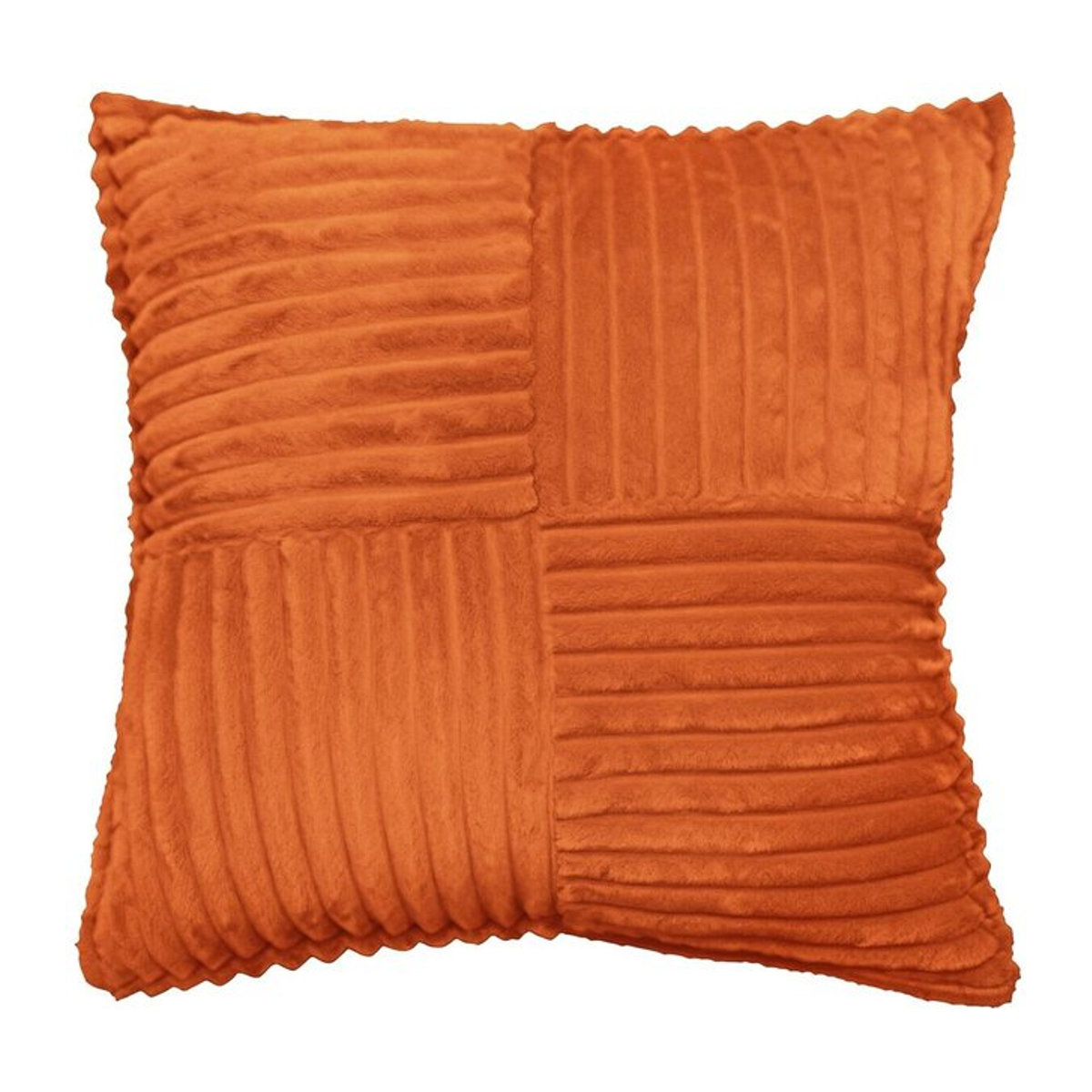 Pocoline Dekokissen aus Cord in Braun und Orange - Bild 1