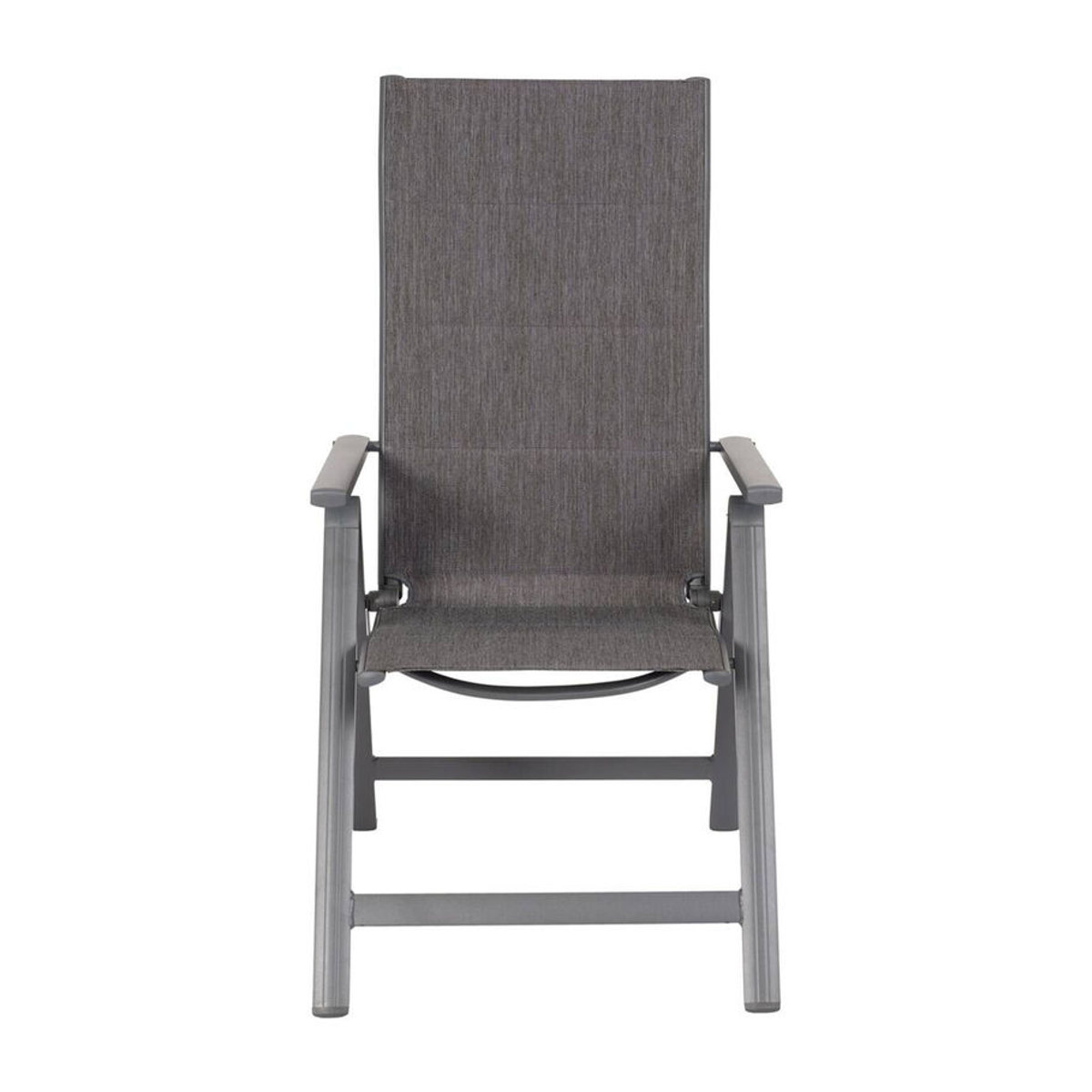 POCOline Klappsessel Boston Anthrazit aus Aluminium und Stoff B/H/T: 70 x 115 x 58 cm - Bild 3