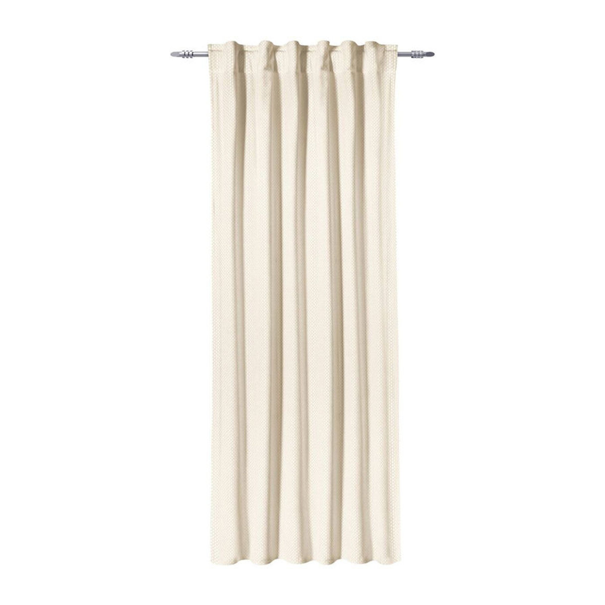 POCOline Kombivorhang Wabe in Champagner/Beige, lichtfilternd, B: 135 cm, L: 245 cm - Bild 2