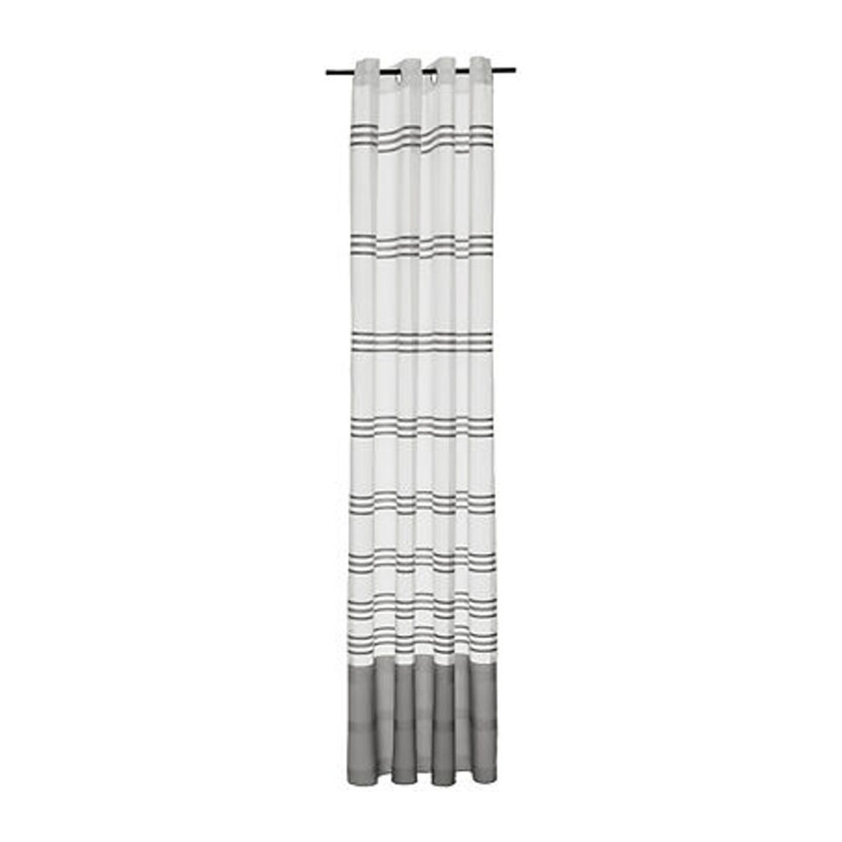 POCOline Ösenvorhang Chicago semi-transparent in Silber B: 150 cm, H: 245 cm - Bild 2