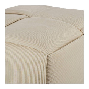 POCOline Polster-Barhocker aus Stoff in Beige, modern und minimalistisch gestaltet