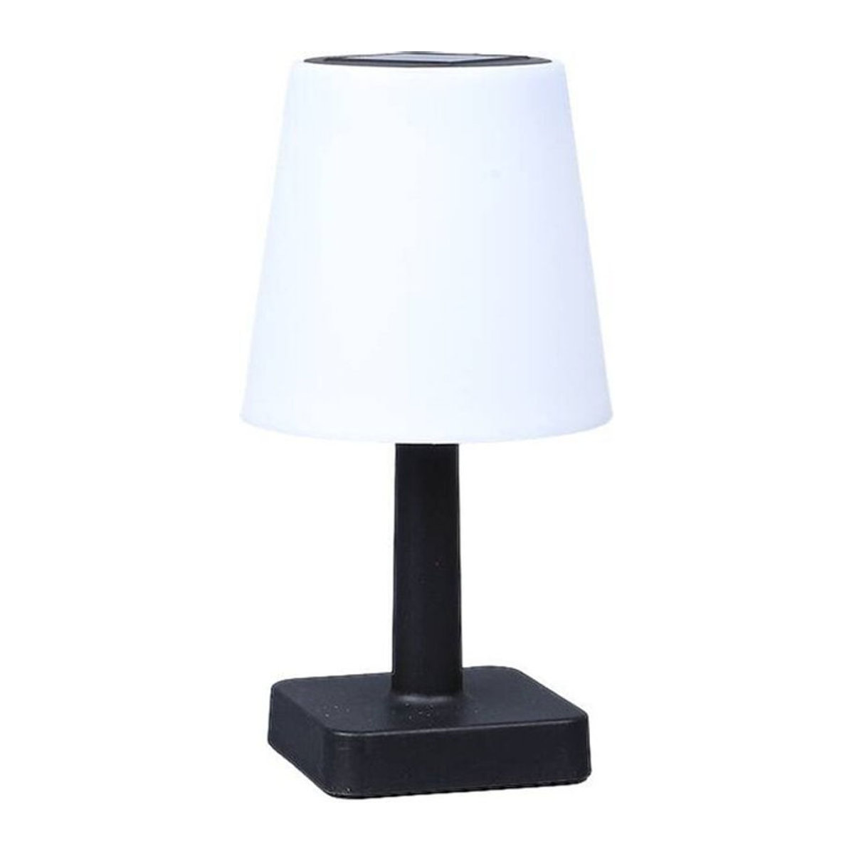 Pocoline Solarleuchte LED Warmweiß Schwarz Kunststoff H: 23 cm, D: 12 cm - Bild 1