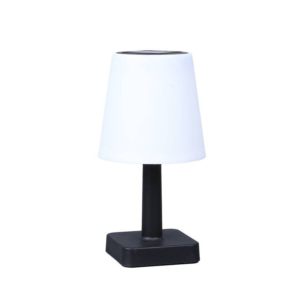Pocoline Solarleuchte LED Warmweiß Schwarz Kunststoff H: 23 cm, D: 12 cm - Bild 2