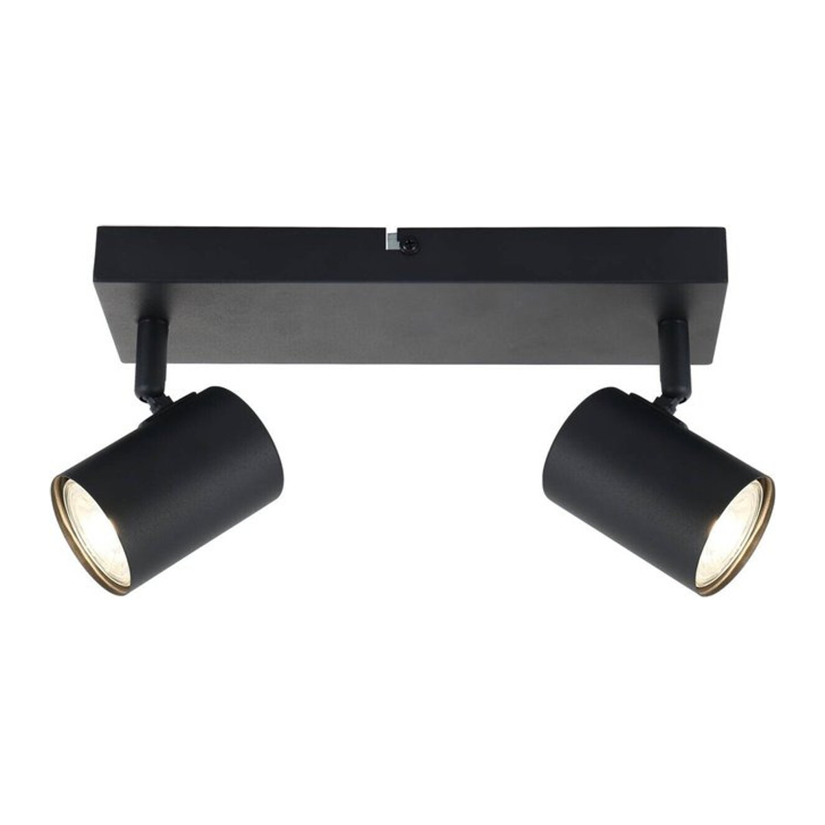 POCOline Thanina Deckenspot 2-flg. Strahler aus Metall in Schwarz, GU10, B: 8 cm, H: 12 cm, T: 34 cm - Bild 1