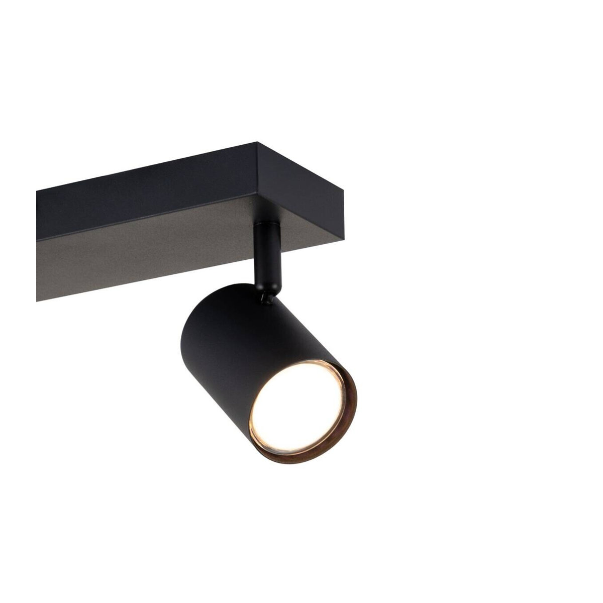 POCOline Thanina Deckenspot 2-flg. Strahler aus Metall in Schwarz, GU10, B: 8 cm, H: 12 cm, T: 34 cm - Bild 2