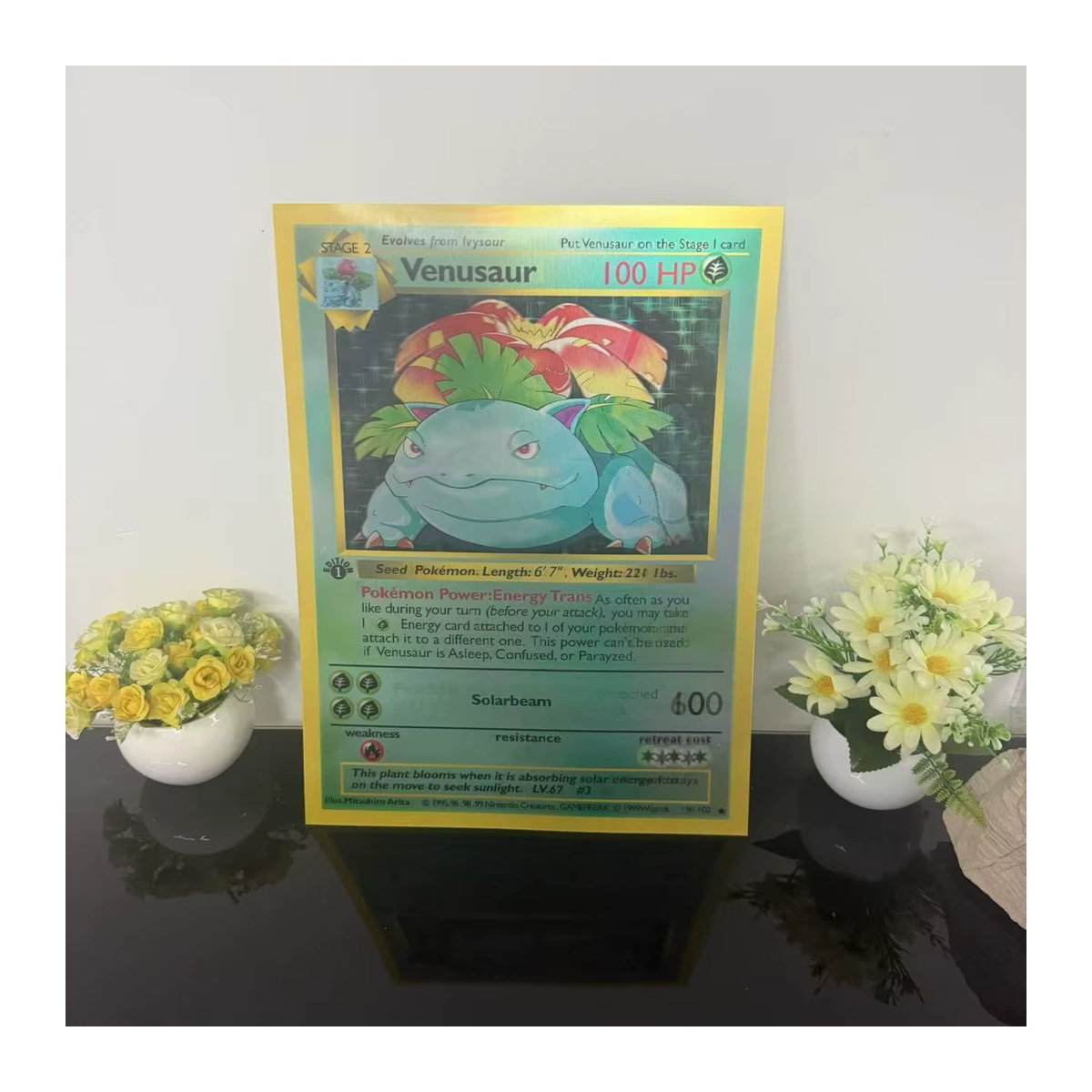 Pokemon 3D Lenticular Poster Charizard Blastoise Venusaur Anime Dekoration mehrfarbig - Bild 2
