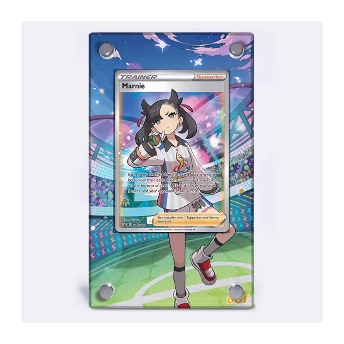 Pokemon Acryl Display Stand mit Charizard Eevee und Psyduck Motiv für deine Sammelkarten Collection in transparent - Bild 4