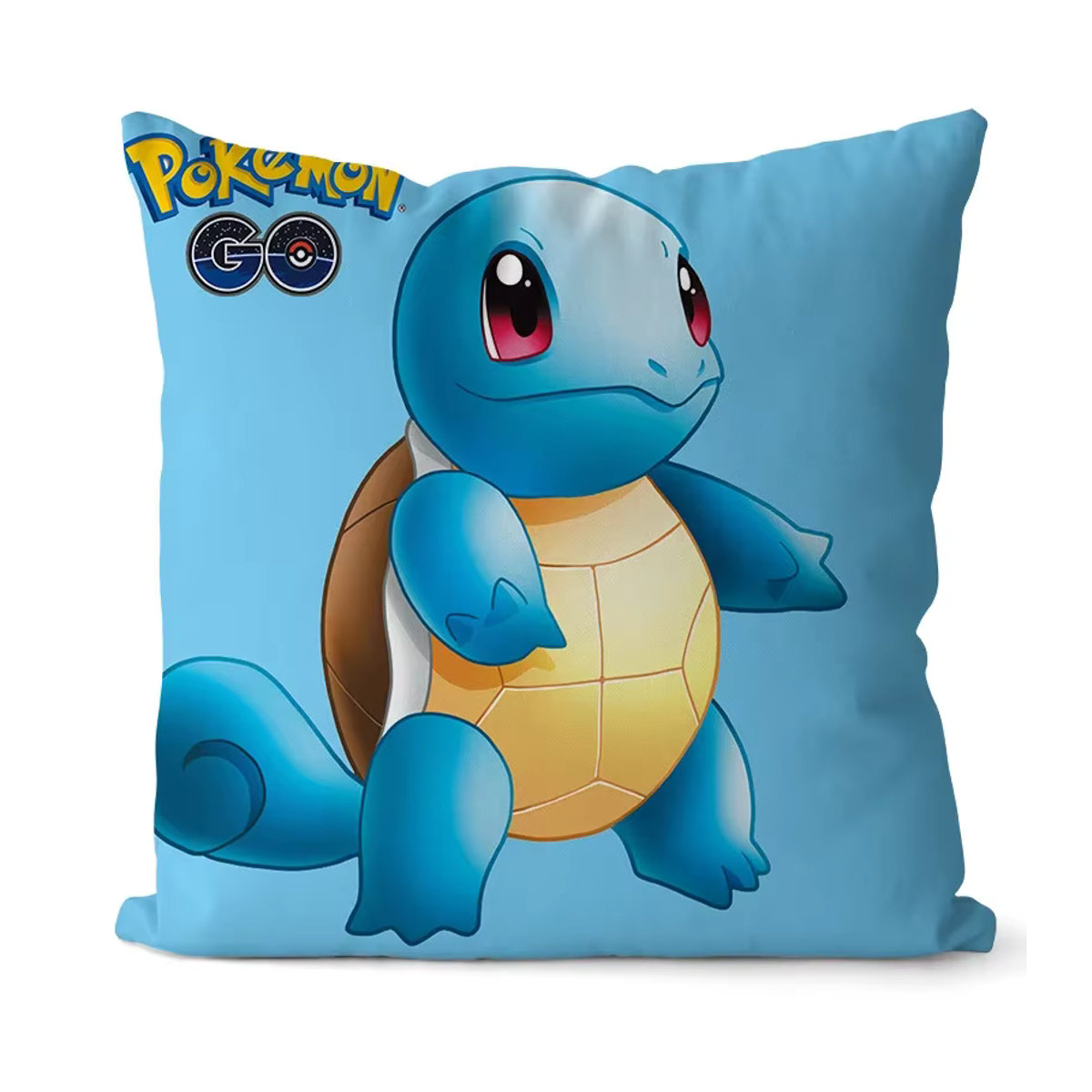 Pokemon Anime Kissenbezug mit Pikachu, Squirtle und Bulbasaur für Sofa oder Auto, B/B/H: 45 x 45 cm - Bild 2