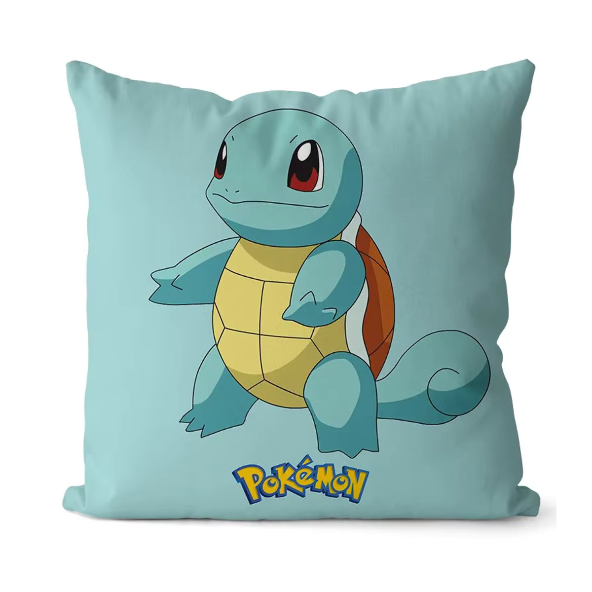 Pokemon Anime Kissenbezug mit Pikachu, Squirtle und Bulbasaur für Sofa oder Auto, B/B/H: 45 x 45 cm - Bild 3