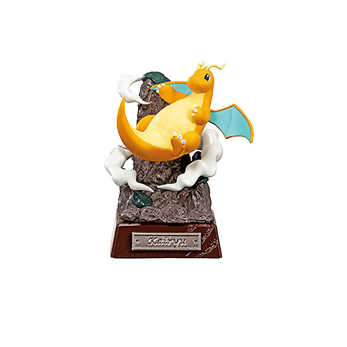 Pokemon Anime Sammelfigur Dragonite und Goodra aus Kunstharz in Orange als dekorative Actionfigur - Bild 2