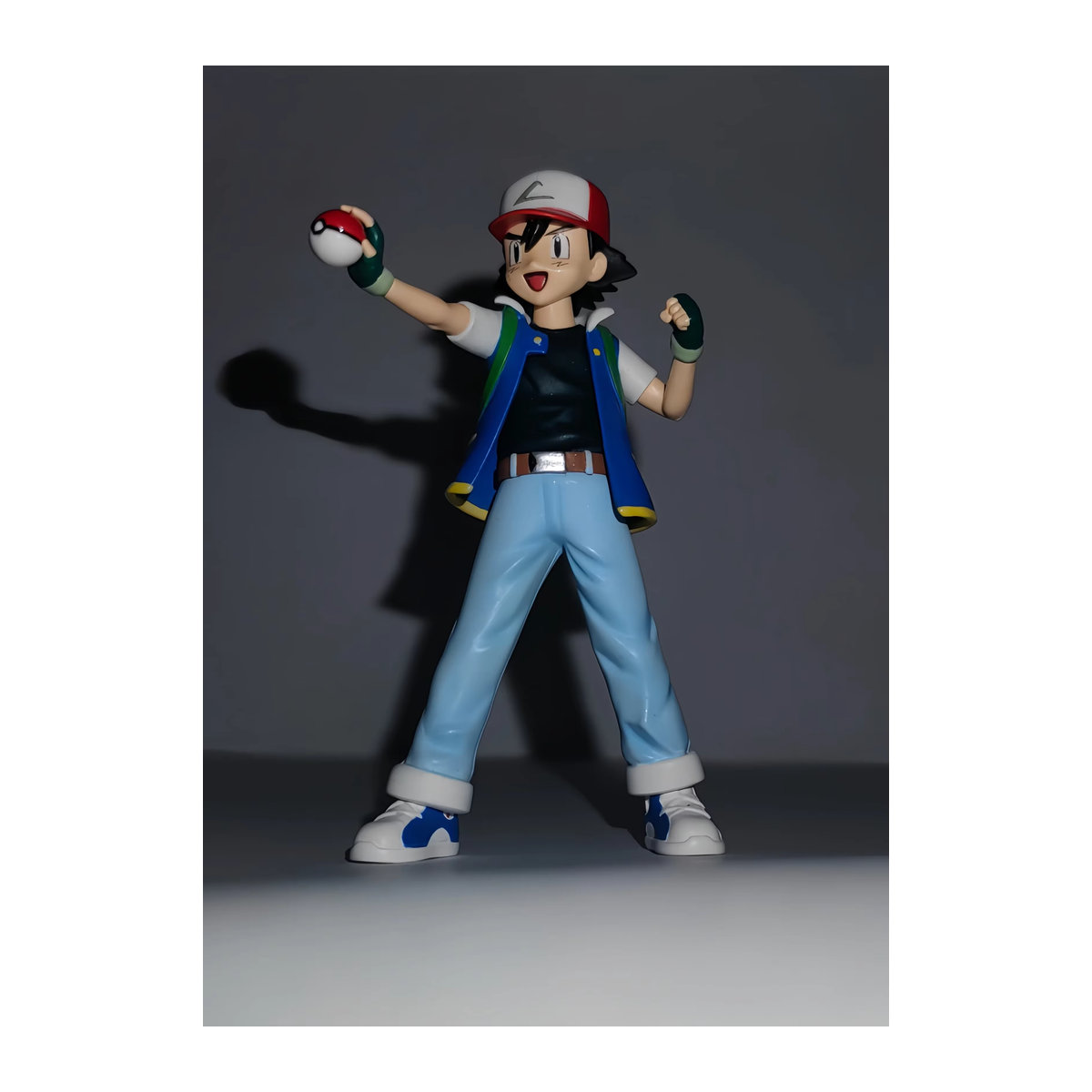 Pokemon Ash Ketchum Anime Figur aus Kunststoff, mehrfarbig, Höhe: 13 cm - Bild 4