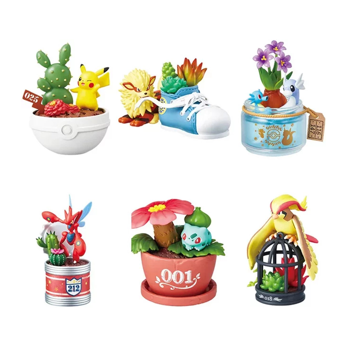 Pokemon Bonsai Szene Blind Box Miniatur Figuren als Sammlerstück für deine Tischdekoration, mehrfarbig - Bild 1