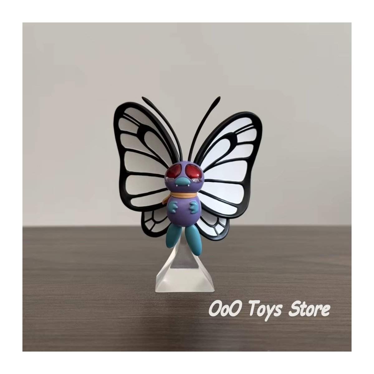 Pokemon Butterfree Anime Figur aus Kunststoff, mehrfarbig, Höhe: 6,5 cm - Bild 3