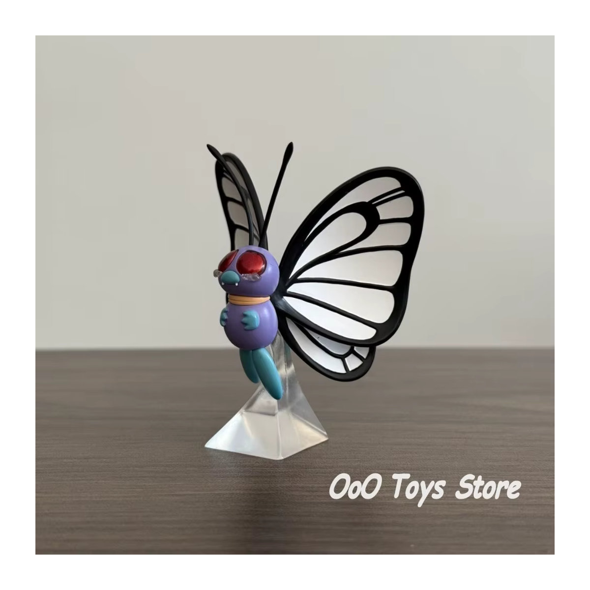 Pokemon Butterfree Anime Figur aus Kunststoff, mehrfarbig, Höhe: 6,5 cm - Bild 4