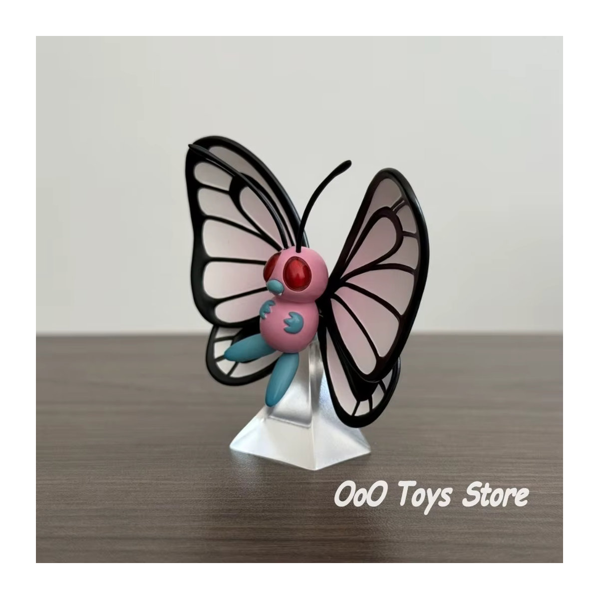 Pokemon Butterfree Anime Figur aus Kunststoff, mehrfarbig, Höhe: 6,5 cm - Bild 5