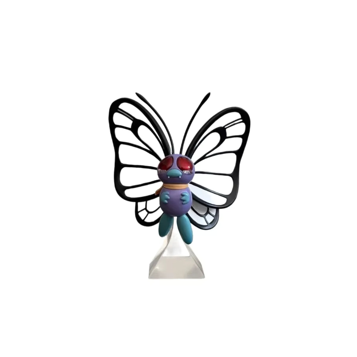Pokemon Butterfree Anime Figur aus Kunststoff, mehrfarbig, Höhe: 6,5 cm - Bild 6