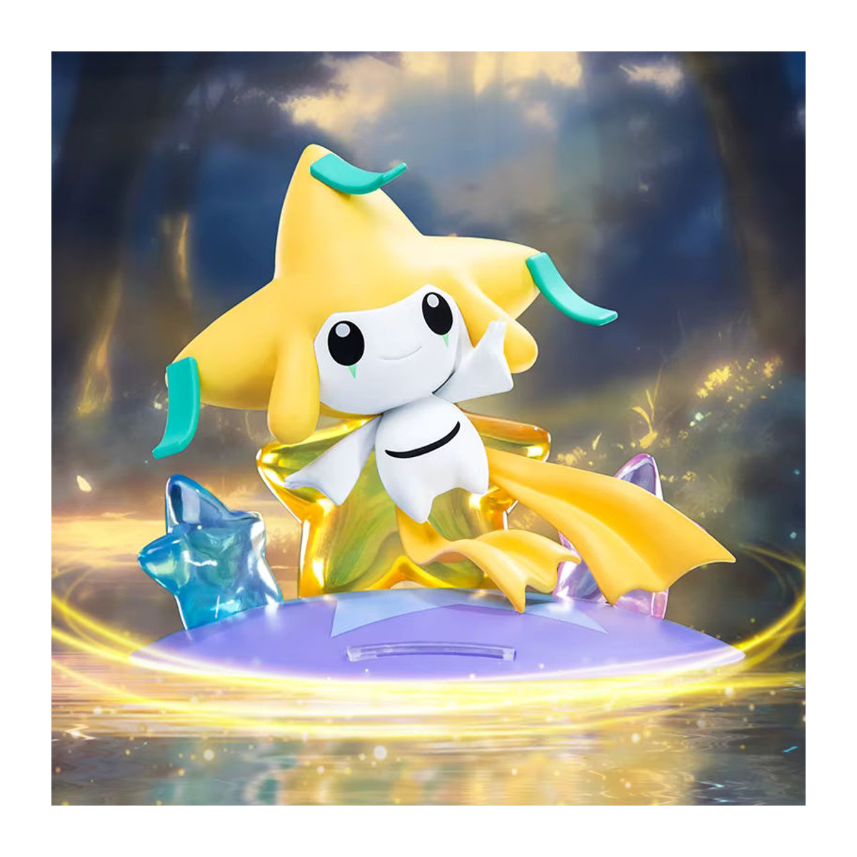 Pokemon Celebi und Jirachi Sammelfiguren aus Kunststoff, mehrfarbige Anime Actionfiguren als Dekoration - Bild 2