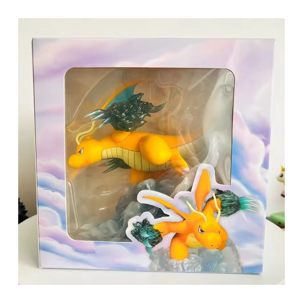 Pokémon Dragonite Anime Figur aus PVC in Orange, 16 cm Höhe - Bild 1