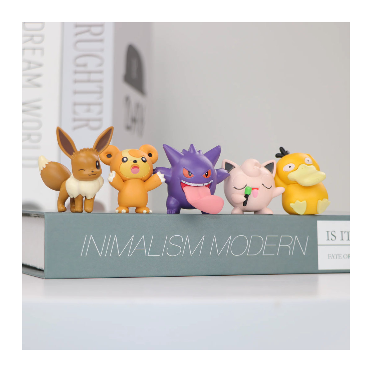 Pokemon Figuren Set mit Eevee, Sylveon, Sprigatito, Teddiursa und Gardevoir, mehrfarbige Mini PVC Puppen für die Desktop Dekoration, 4-6 cm - Bild 2