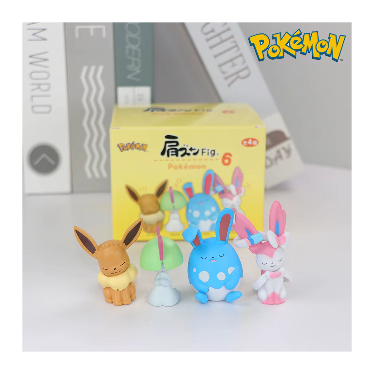 Pokemon Figuren Set mit Eevee, Sylveon, Sprigatito, Teddiursa und Gardevoir, mehrfarbige Mini PVC Puppen für die Desktop Dekoration, 4-6 cm - Bild 3