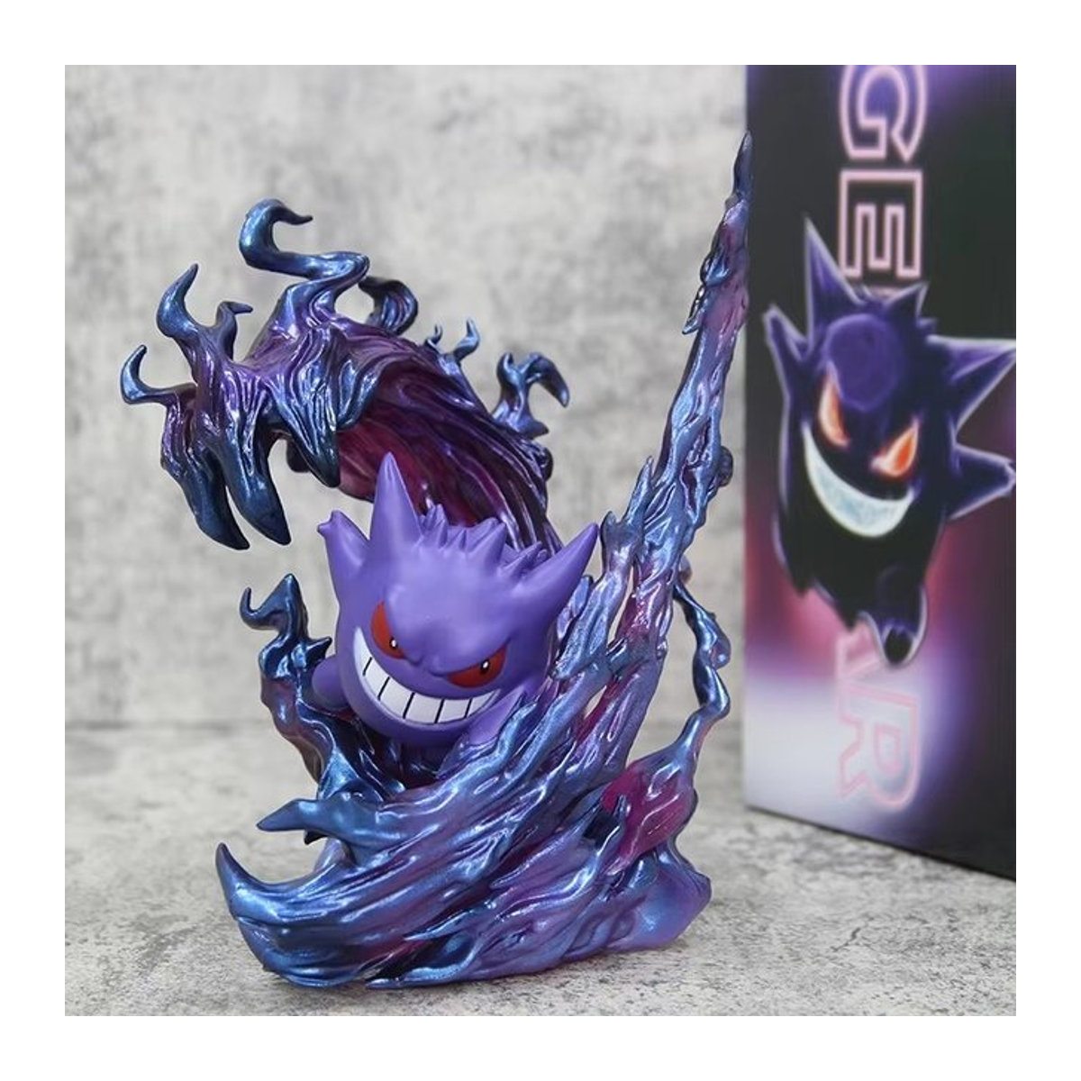 Pokemon Gengar Figur in Lila, 18 cm Anime Action Modell Sammlerstatue - Bild 1
