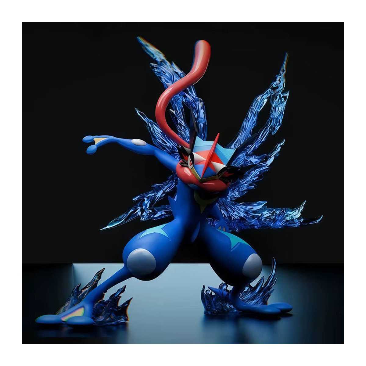 Pokemon Greninja Anime Figur Blau, Dekoration und Sammelmodell aus Kunststoff, Höhe: 12 cm - Bild 4