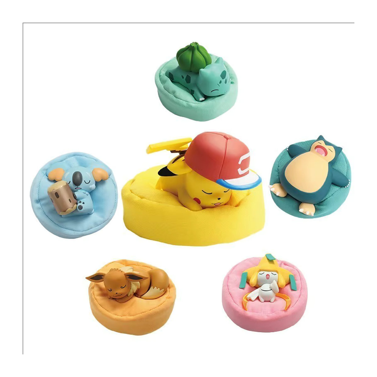 Pokémon Pikachu Blind Box Tierfigur in Gelb als kleine Schreibtisch-Dekoration und Ornament-Puppe aus Kunststoff - Bild 5