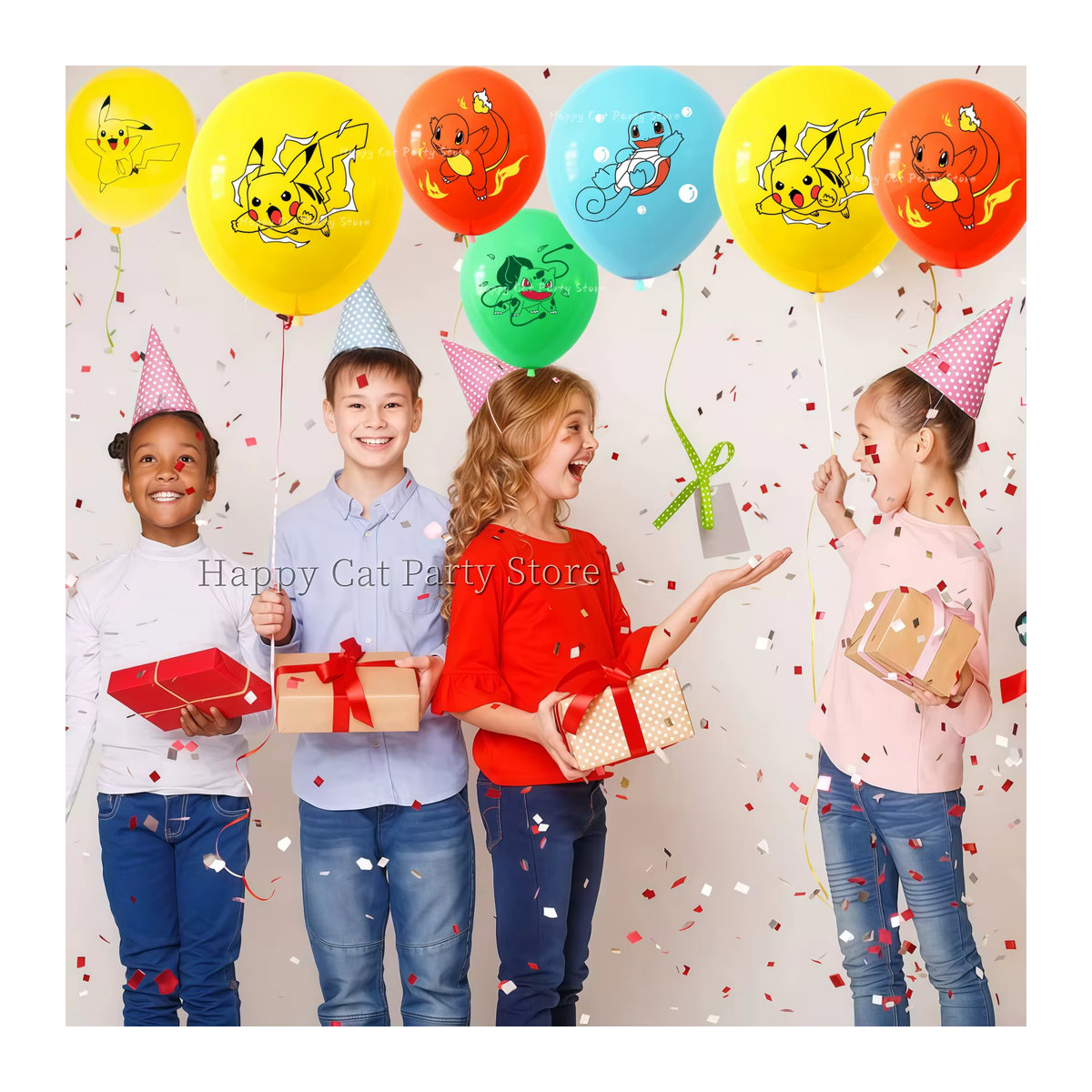 Pokemon Pikachu Latex-Ballons für Kindergeburtstage und Babypartys, mehrfarbig, 40 Stück - Bild 5