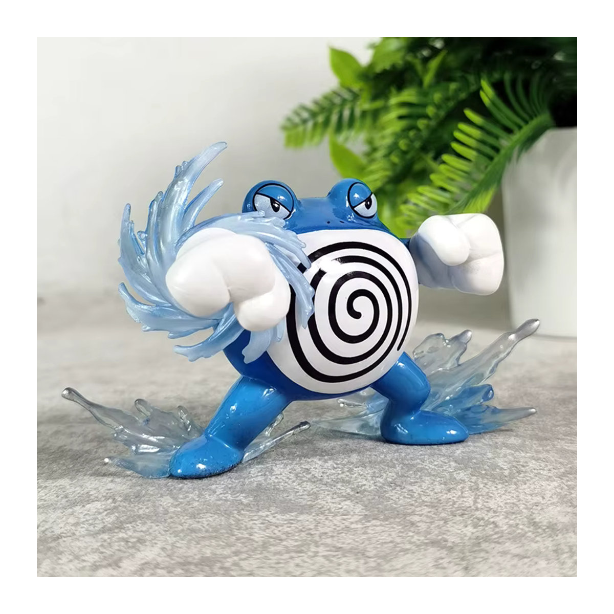 Pokemon Poliwrath Actionfigur aus PVC in Blau, 8 cm Modell für Sammler und Dekoration - Bild 3