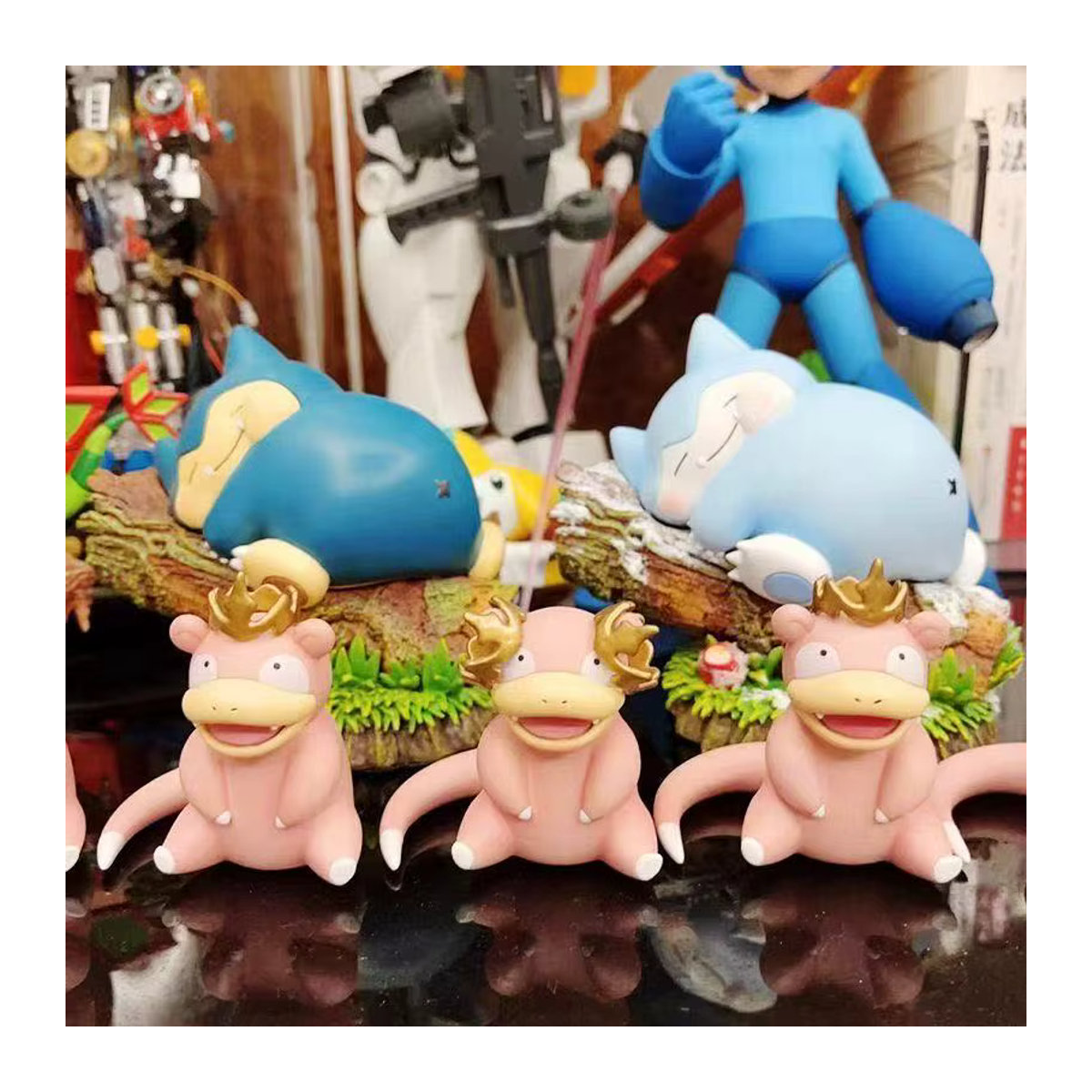Pokemon Slowpoke Actionfigur aus Kunststoff in Rosa als dekoratives Modell für deine Sammlung - Bild 3