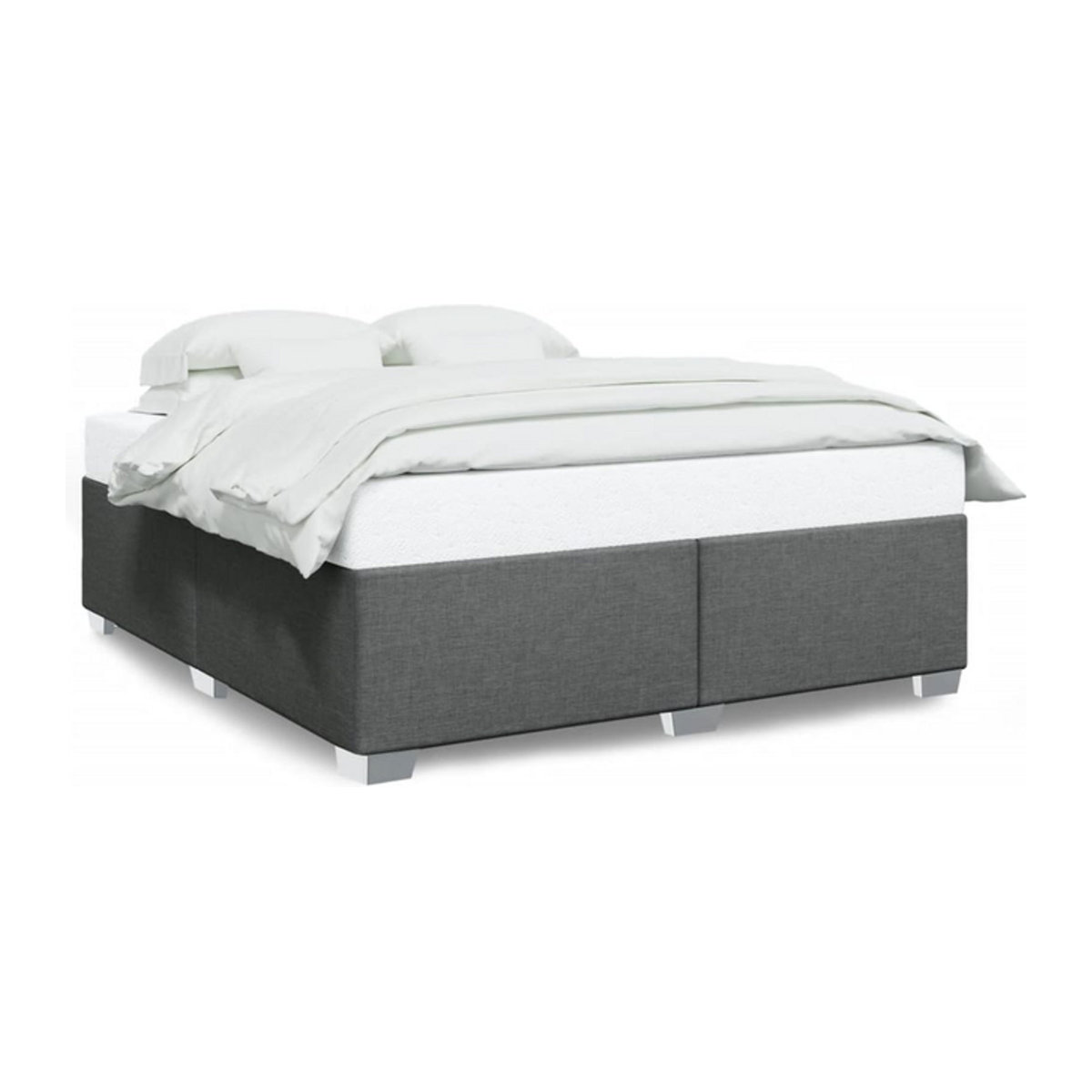 Polsterbett vidaxl in Anthrazit aus Stoff und Holzwerkstoff B/T: 200 x 200 cm - Bild 1