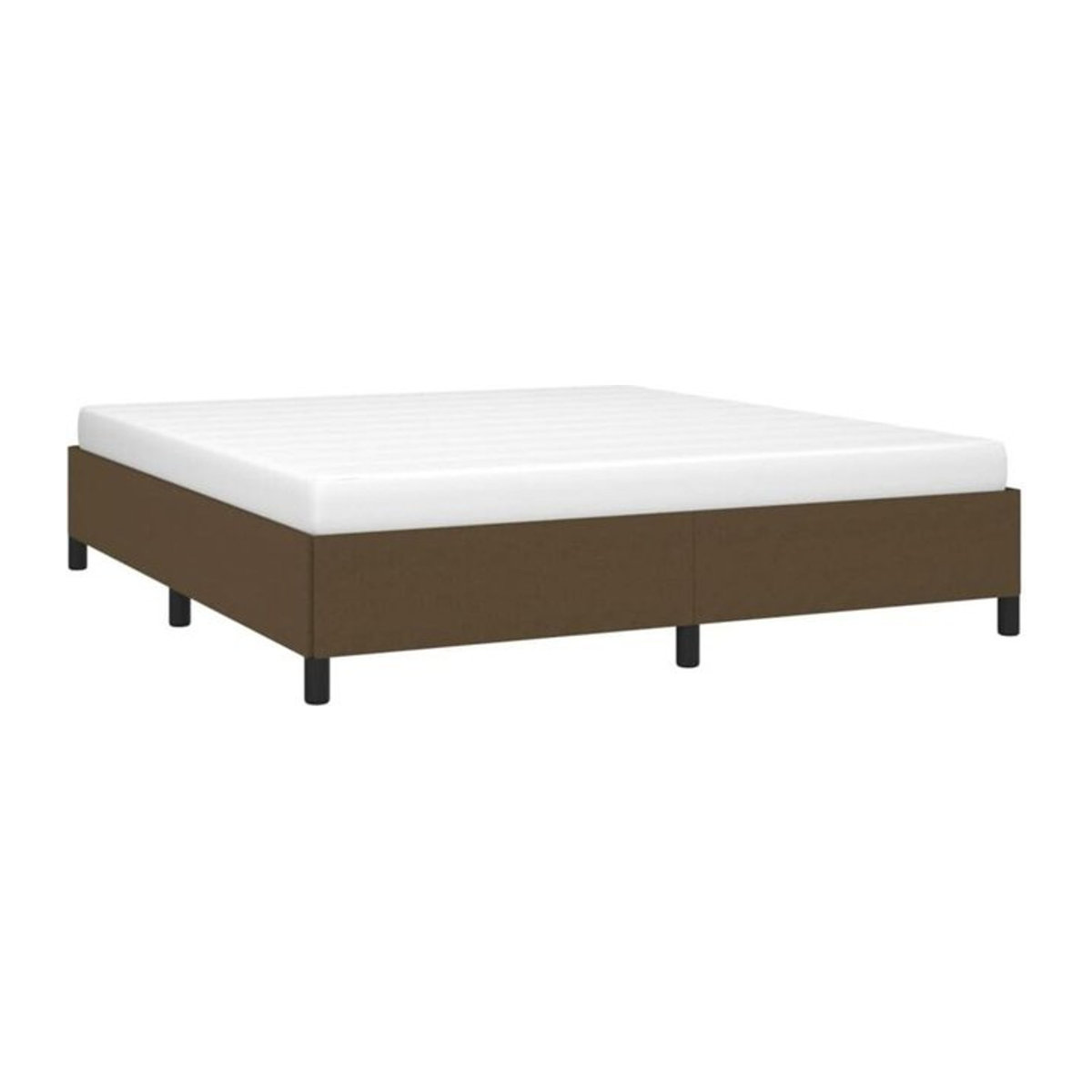 Polsterbett vidaxl in Braun aus Stoff und Holzwerkstoff, B/T/H: 180 x 200 cm - Bild 1