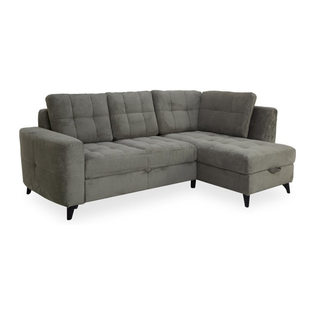 Polsterecke vito SYSTEMO TREND Ecksofa aus Stoff in Grün, Schwarz oder Grau mit Breite: 238 cm und Tiefe: 120 cm - Bild 1