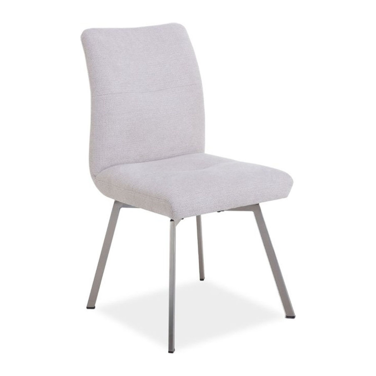 Polsterstuhl SANSIBAR KOLLUND in modernem Design aus Stoff und Metall, Farben: Grün oder Grau, B/T/H: 45 x 48 x 62 cm - Bild 1