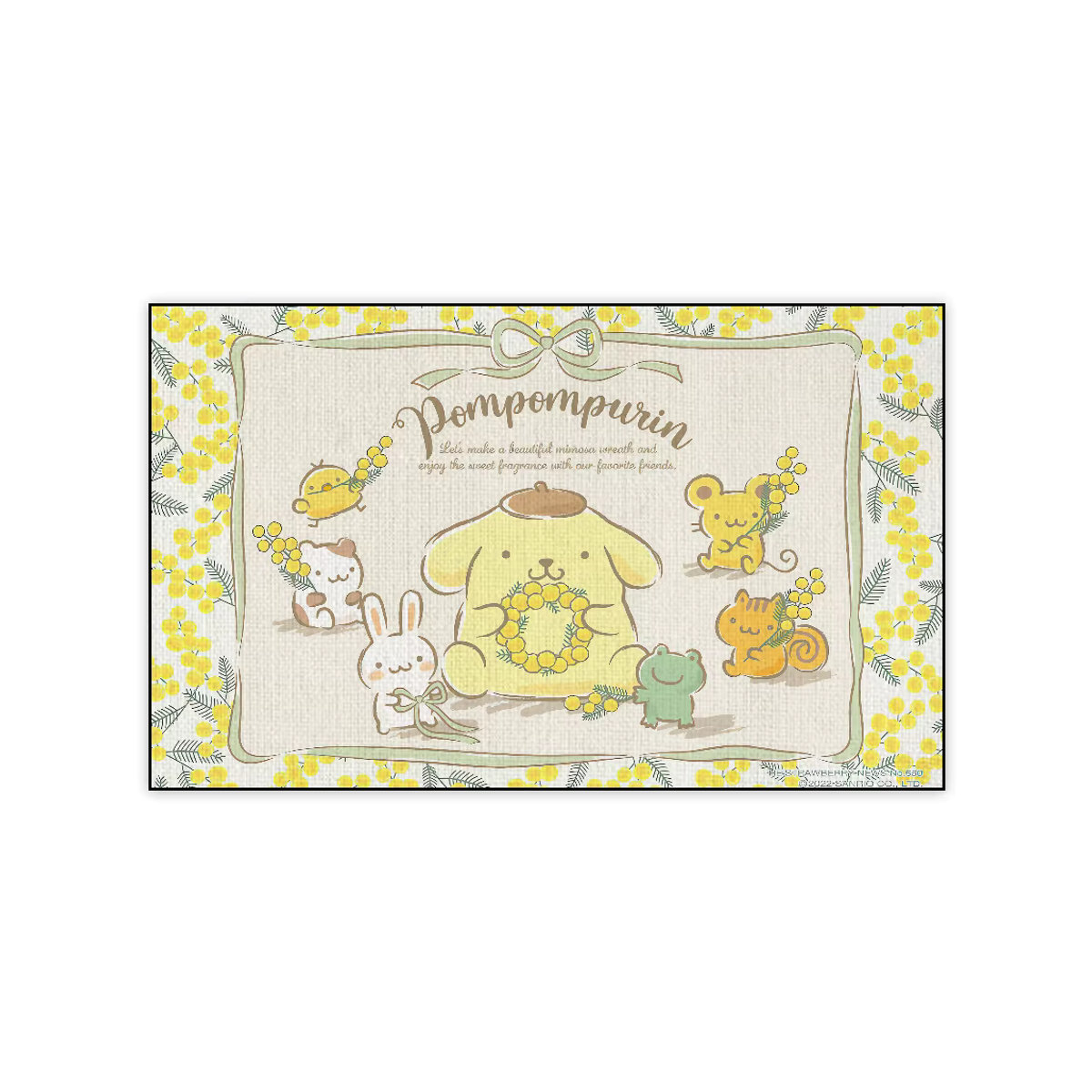 Pompompurin Cartoon Fußmatte in Gelb für Wohnzimmer, Schlafzimmer und Bad - Bild 7