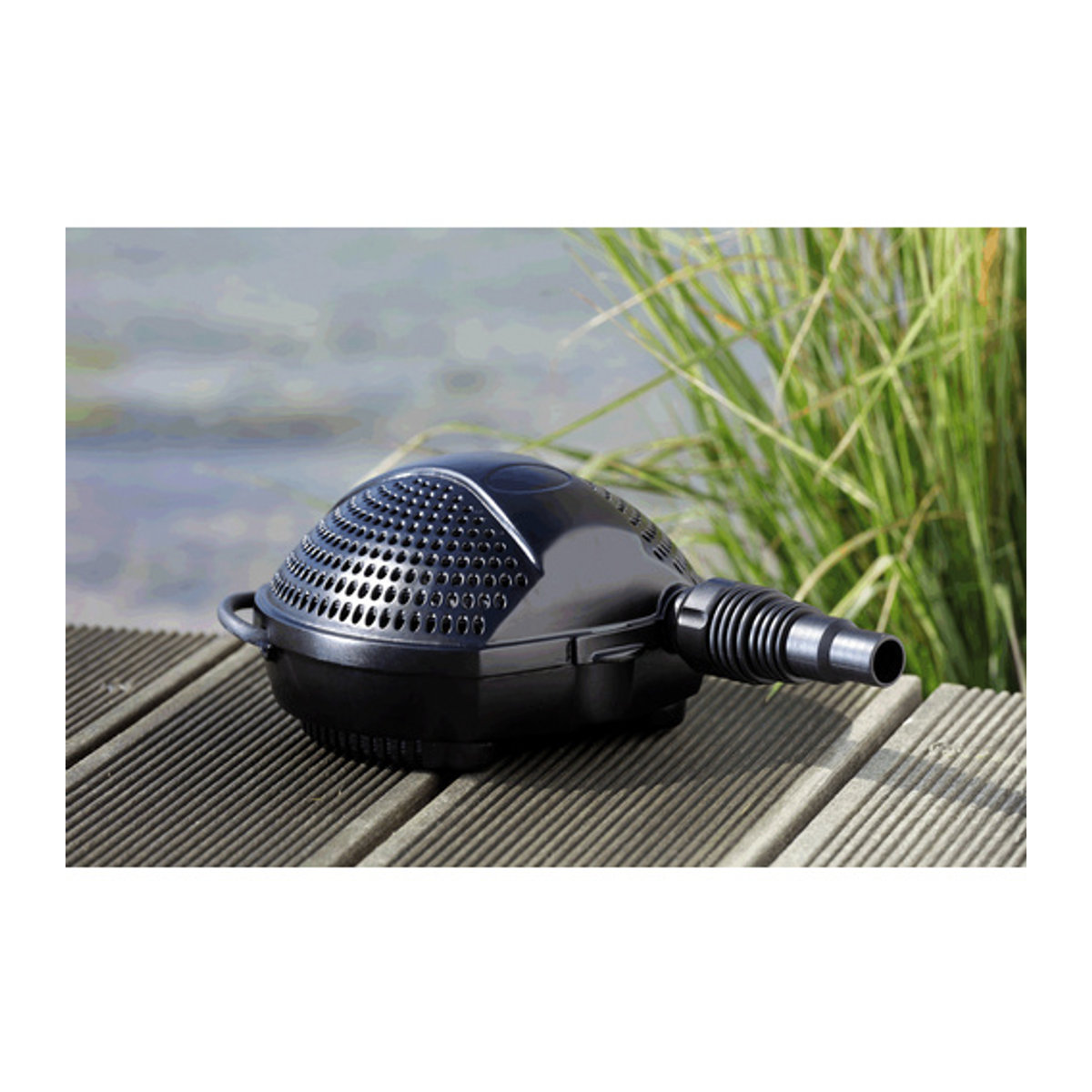 PONTEC PondoMax Filter- und Bachlaufpumpe in Schwarz mit 70 W und 8000 l/h Fördermenge - Bild 2