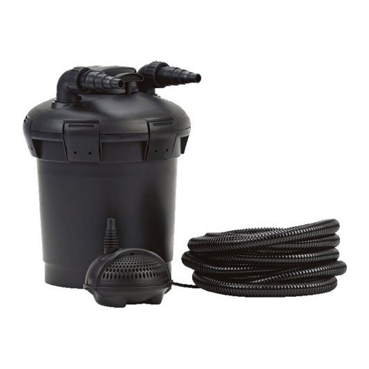 PONTEC PondoPress Set 10.000 Druckfilter in Schwarz aus Kunststoff mit 2500l/h - Bild 1