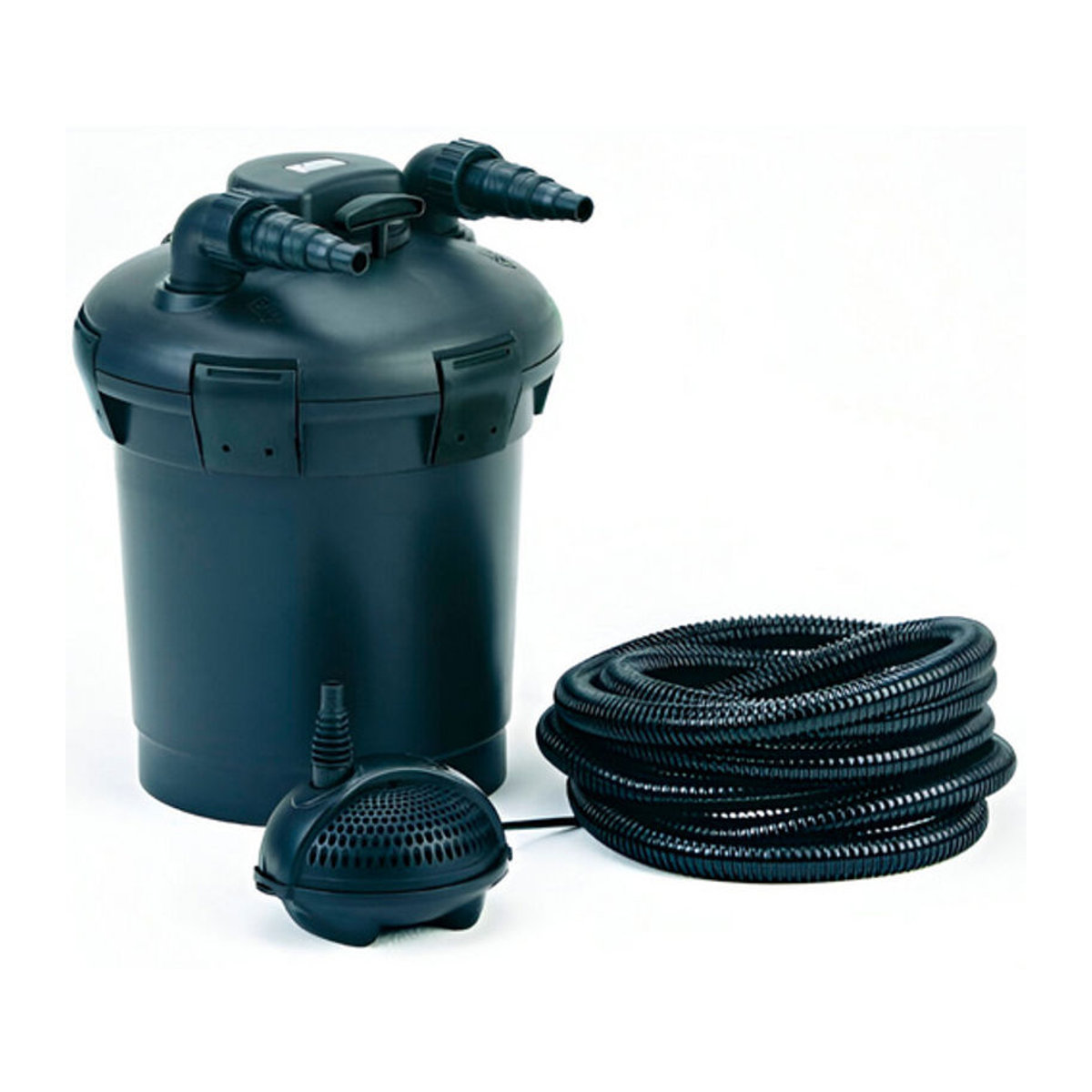 PONTEC PondoPress Set 10.000 Druckfilter in Schwarz aus Kunststoff mit 2500l/h - Bild 3