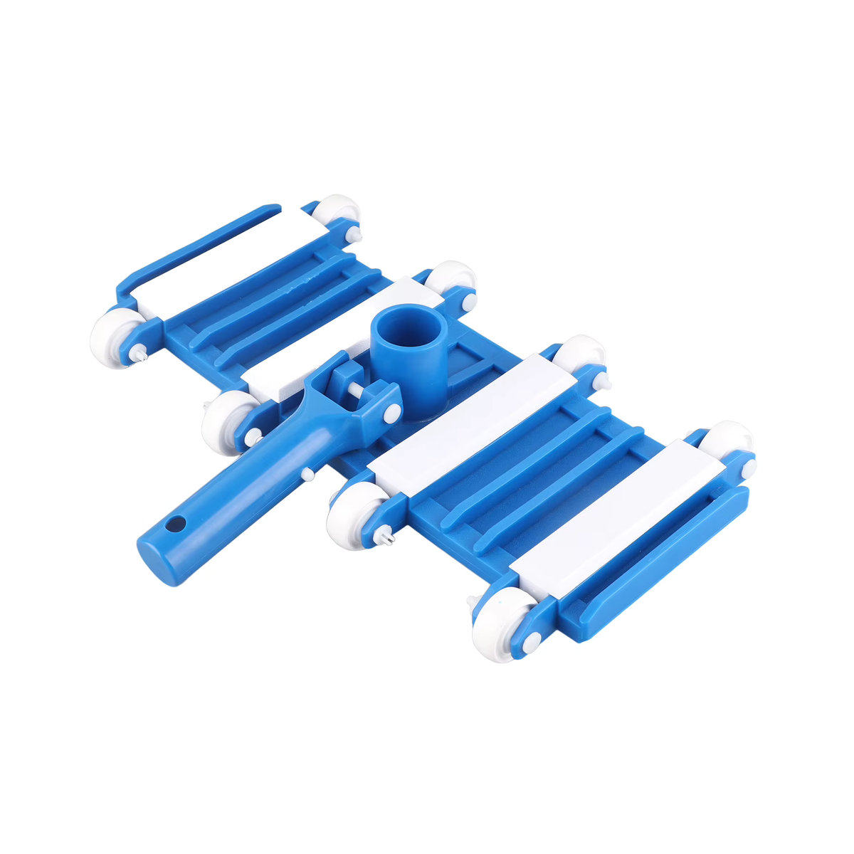 Pool Reinigungsmaschine mit Rädern und verstellbarem Griff für Schwimmbad Vakuum Kopf Reinigungsset - Bild 5