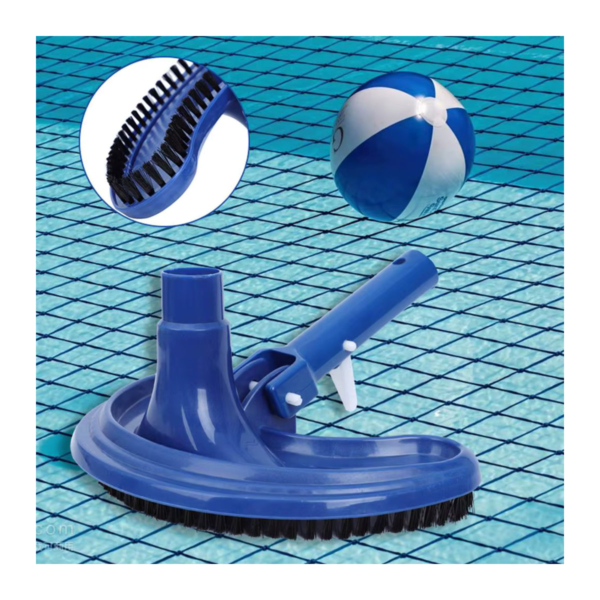 Pool Staubsauger Bürste für Schwimmbecken und Brunnen in Blau aus Kunststoff - Bild 2