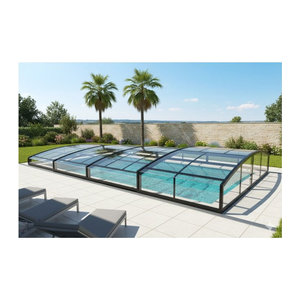 Poolüberdachung Aqualina aus Aluminium von Prestige Home Living Outdoor, B/T/H: 6,63 x 3,26 x 0,8 m