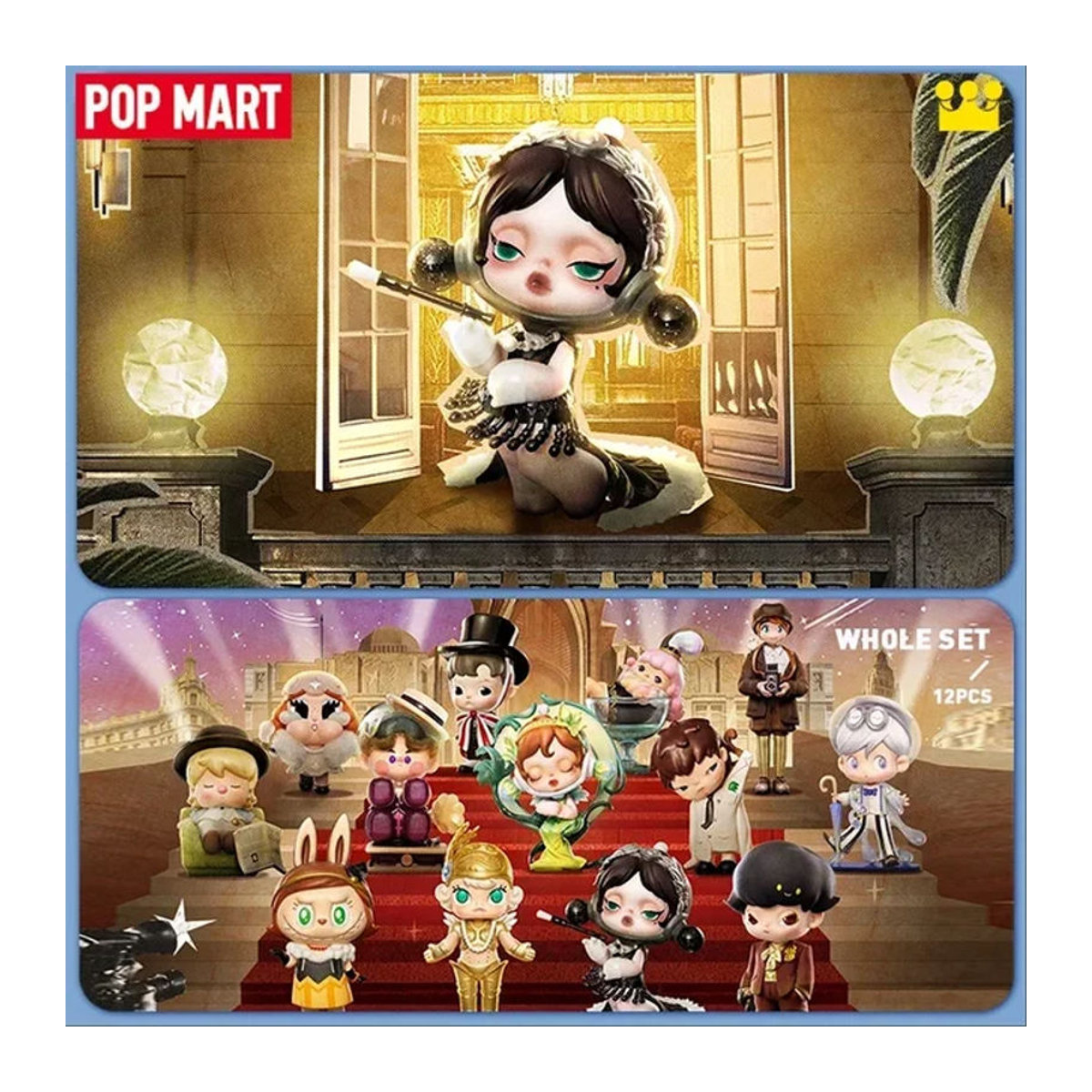 POP MART 13th Anniversary Series Mystery Box Blind Box mit niedlichen Figuren als Desktop-Ornamente in Grün und Mehrfarbig - Bild 1