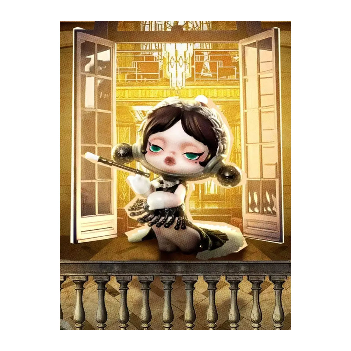 POP MART 13th Anniversary Series Mystery Box Blind Box mit niedlichen Figuren als Desktop-Ornamente in Grün und Mehrfarbig - Bild 3