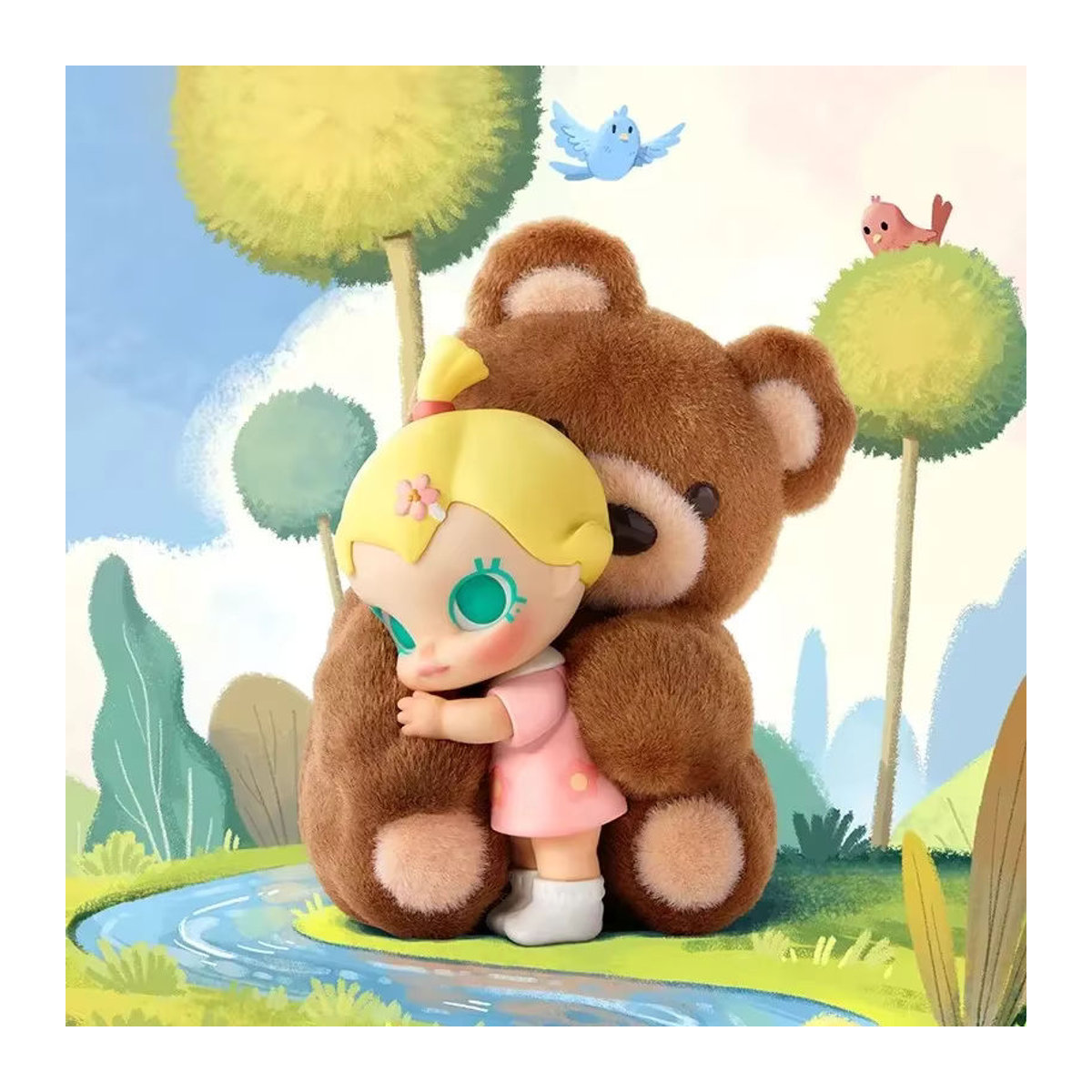 POP MART Baby Molly My Huggable Discovery Series Blind Box Mehrfarbige Kawaii Anime Actionfigur aus Kunststoff - Bild 2