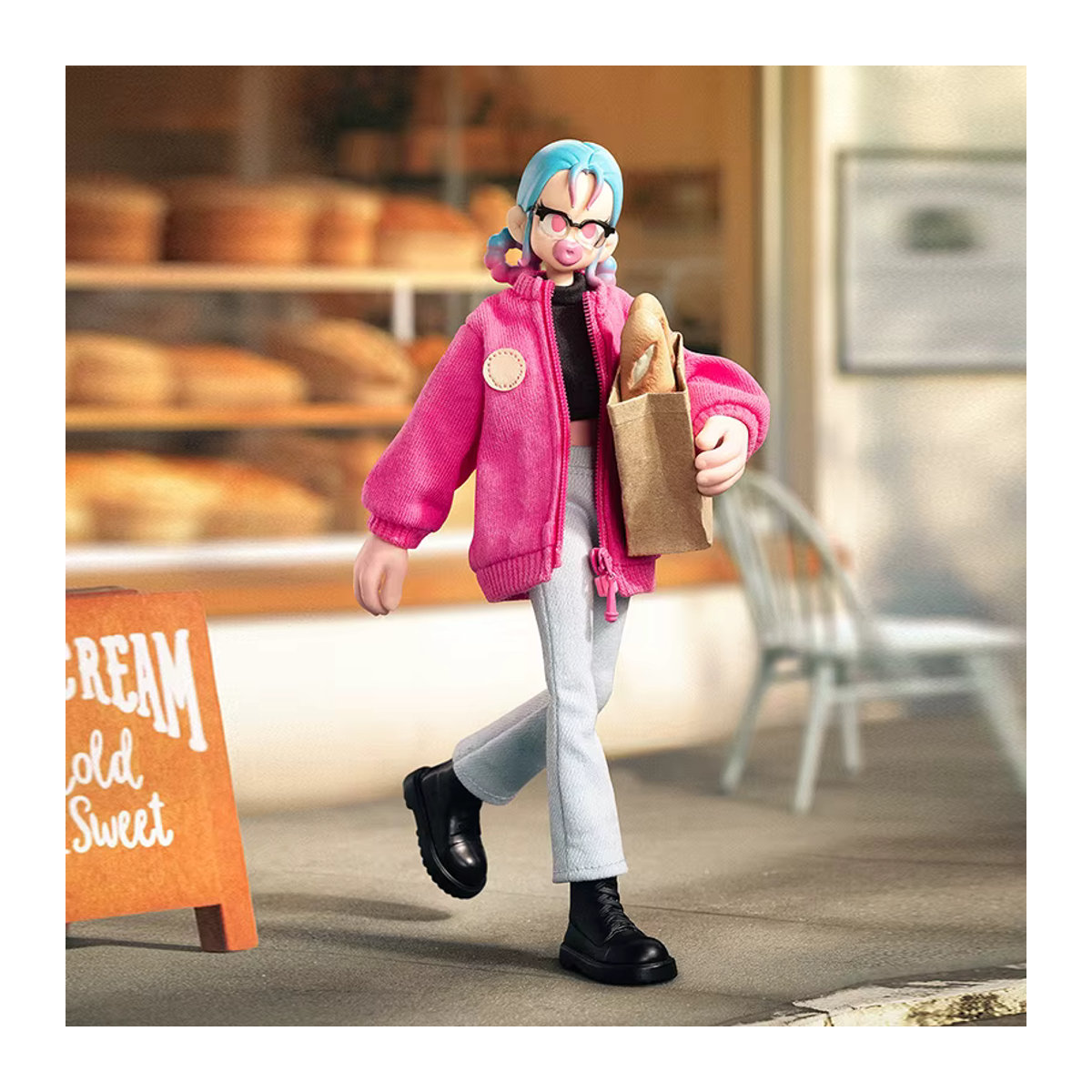 POP MART BAZBON Label Plan Serie 1/8 Blind Box Actionfigur aus Kunststoff, mehrfarbig - Bild 2