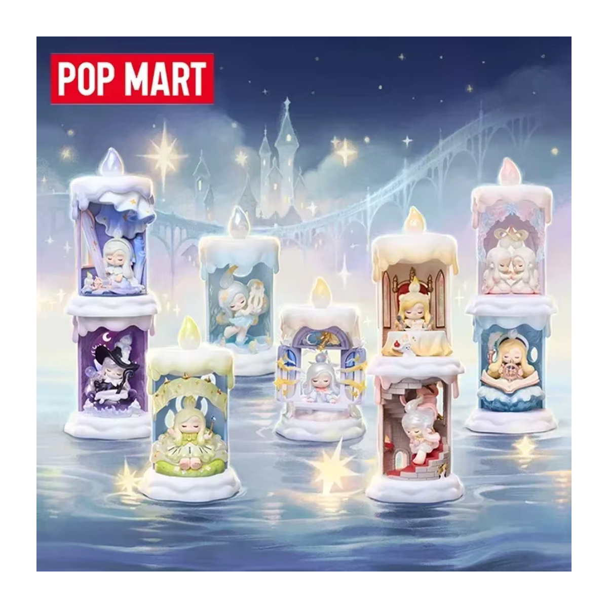 POP MART CHAKA Candlelit Wander Serie Blindbox Überraschungsbox mit mehrfarbigen Spielzeugfiguren und Taschenanhängern aus Kunststoff - Bild 1
