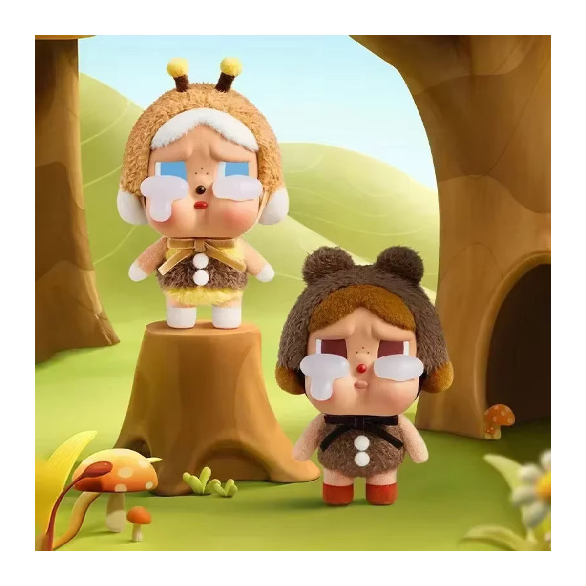 POP MART CRYBABY Weinen Wieder Serie Blind Box Mystery Box mit bunter Anime Figur aus Kunststoff als Desktop Ornament - Bild 2