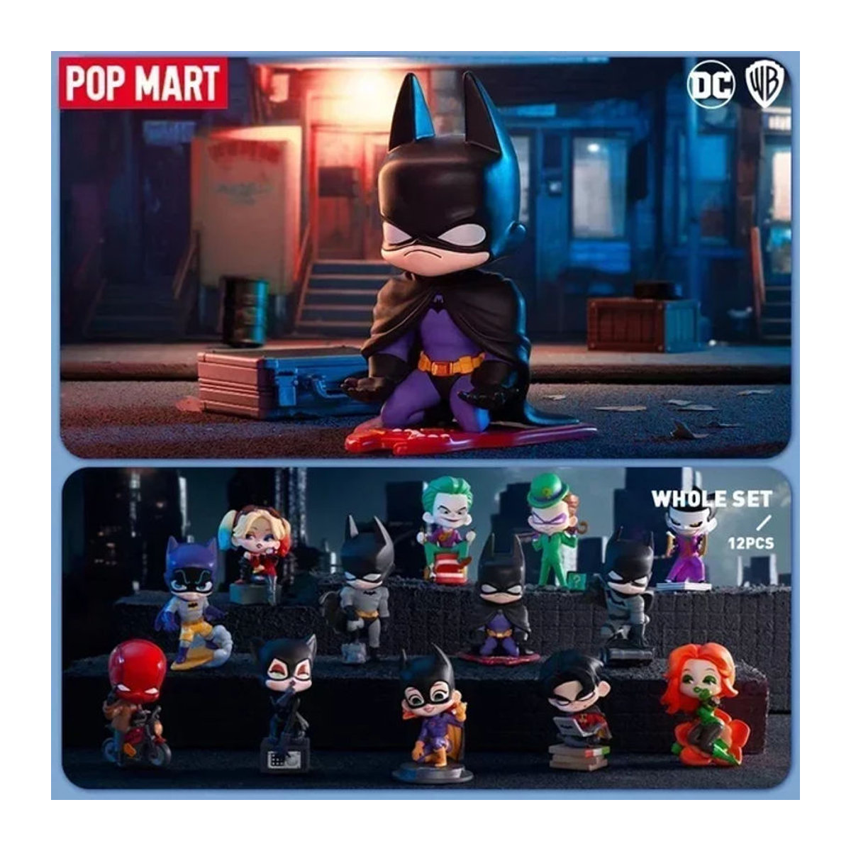POP MART DC Gotham City Serie Anime Figur als Blind Box Mystery Box Spielzeug aus Kunststoff in Mehrfarbig - Bild 1